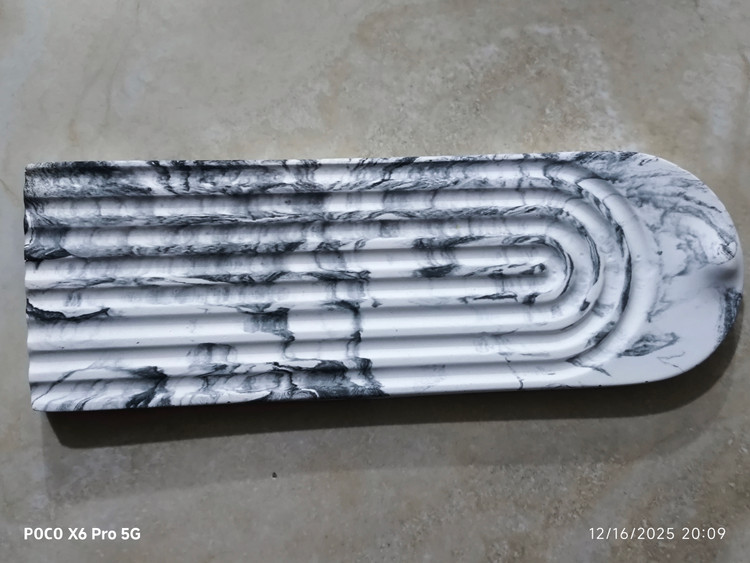 جا عودی سفید مشکی دست ساز NouraDesign3