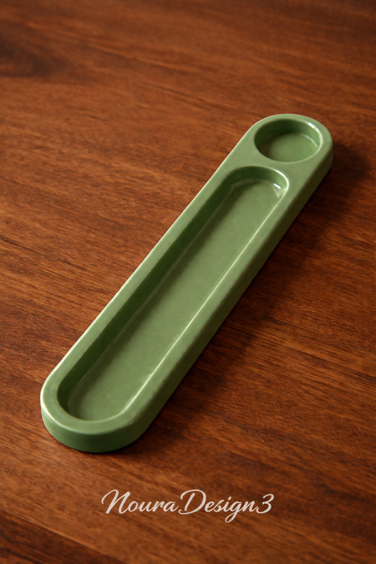 جا عودی سبز دست ساز NouraDesign3