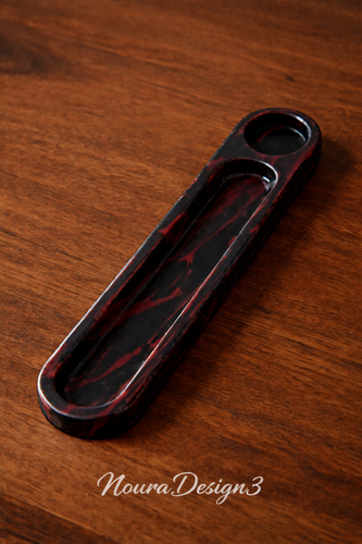 جا عودی مشکی دست ساز NouraDesign3