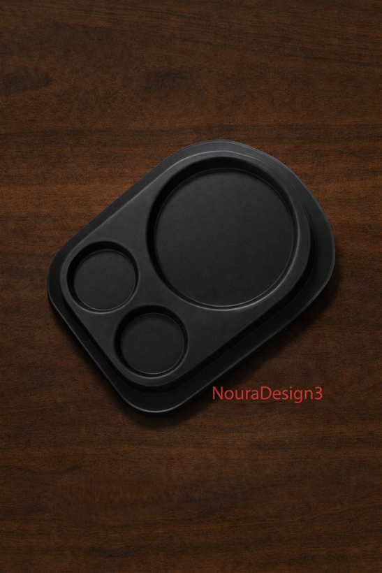 ظرف فانتزی دست ساز مشکی NouraDesign3