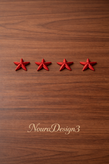 تزئینات دستساز دکوری NouraDesign3 مقاوم و ضد آب رنگ زیبا قرمز